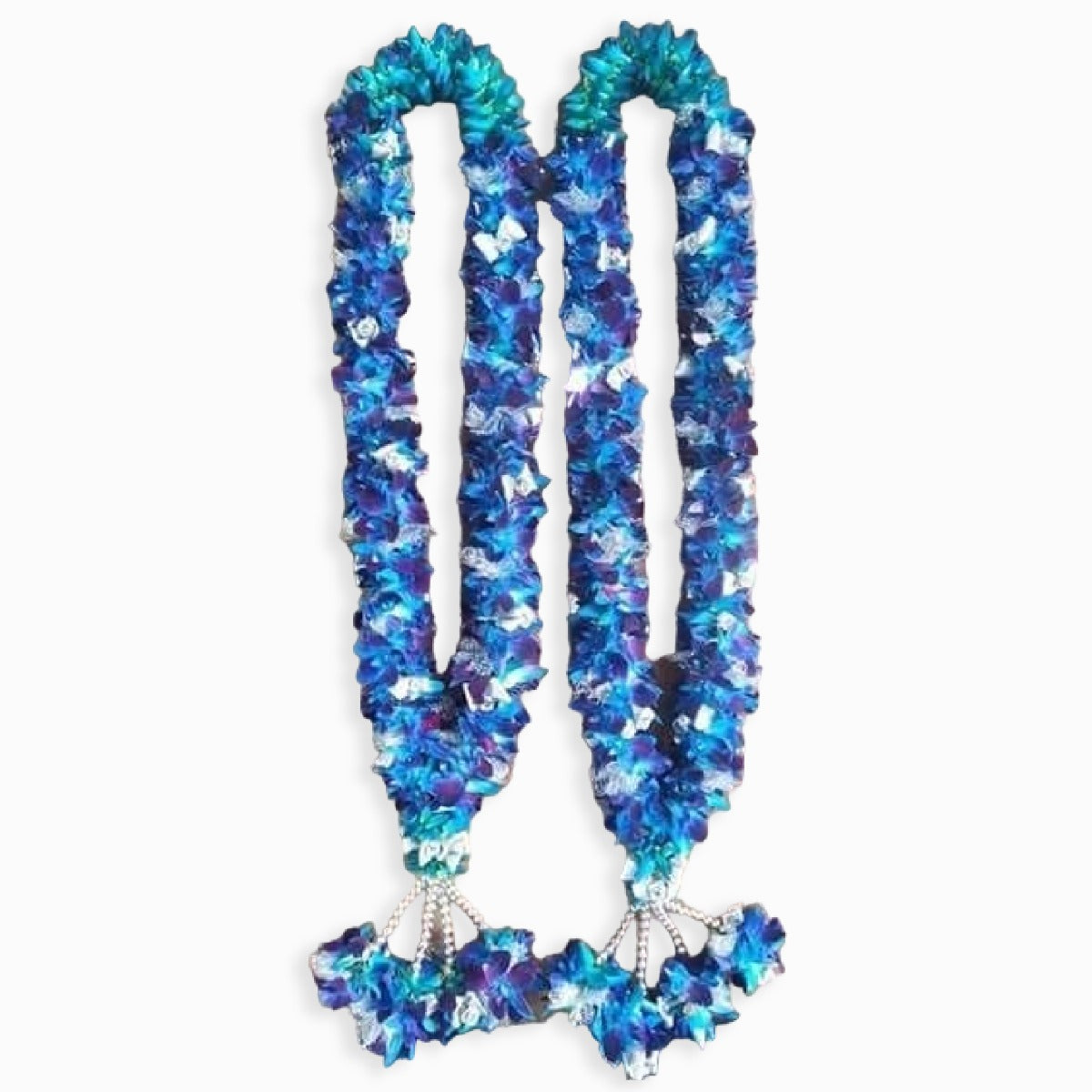 Fresh Blue Orchid Wedding Garland