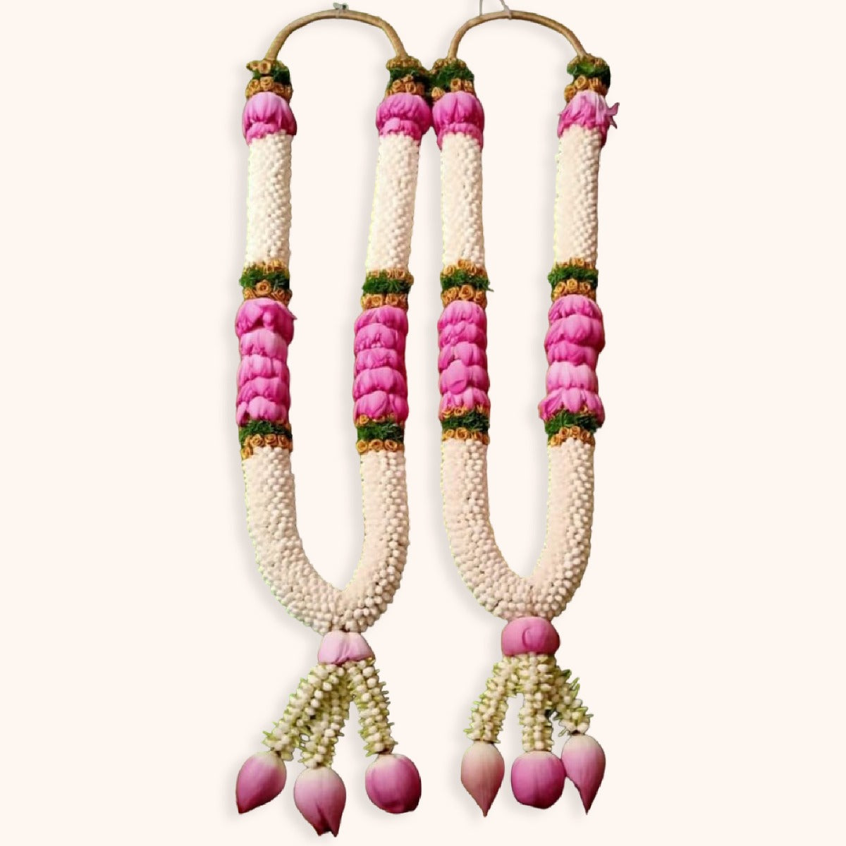 Jasmine & Lotus Flower Wedding Garland