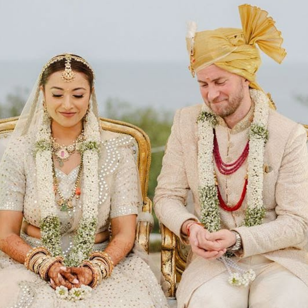 Fresh Jasmine and jypso Wedding Mala