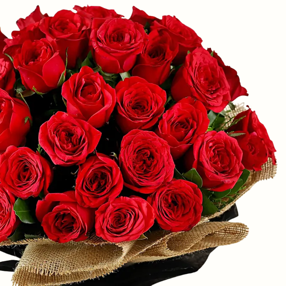 Delicate Charm 30 Red Roses