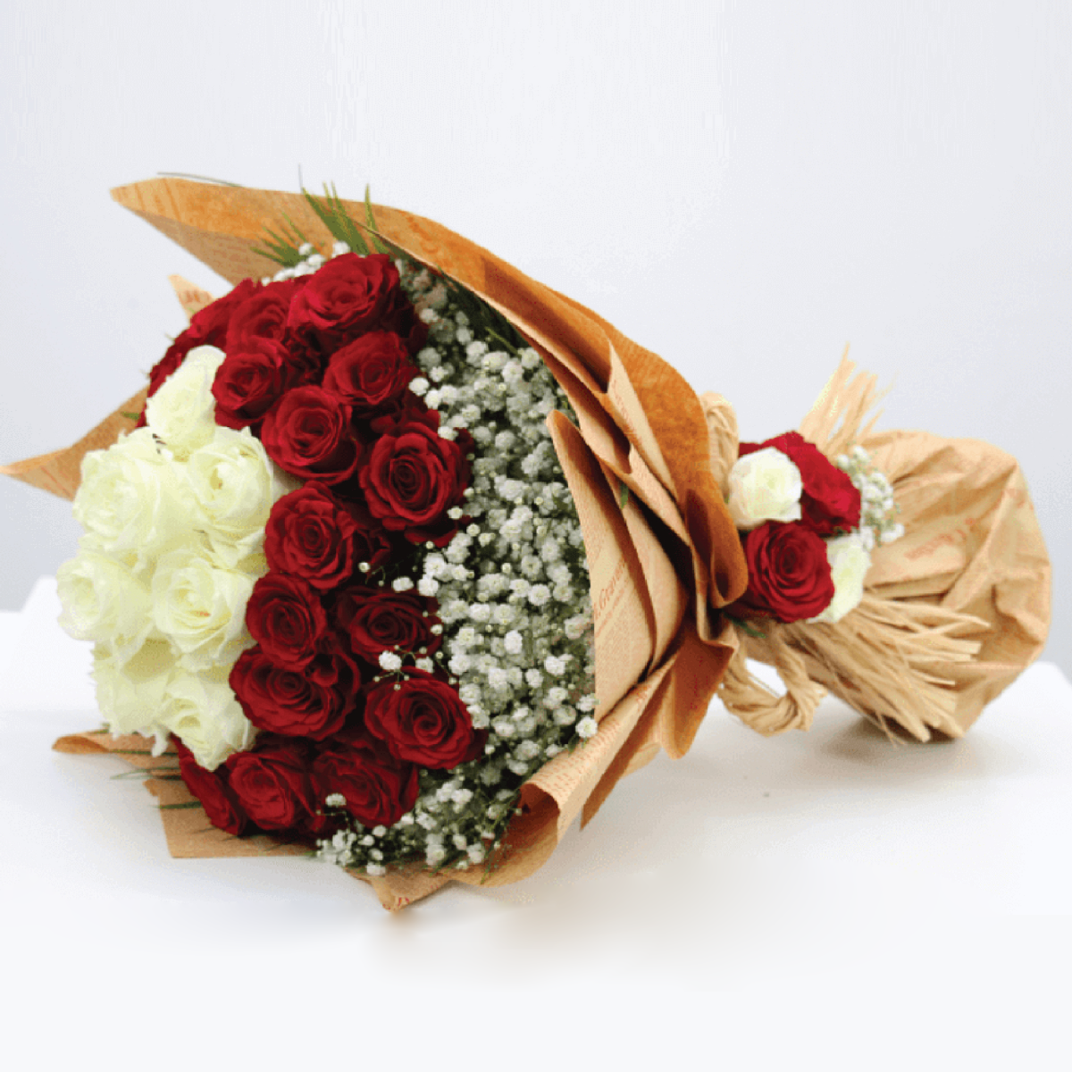 Red & white Rose Bouquet