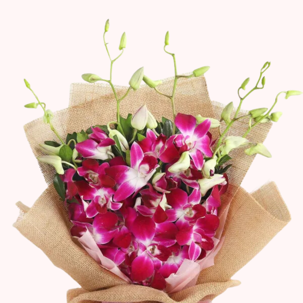 Exquisite Purple Orchid Bouquet