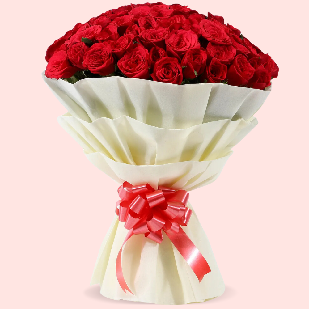 Luxurious 100 Red Rose Bouquet