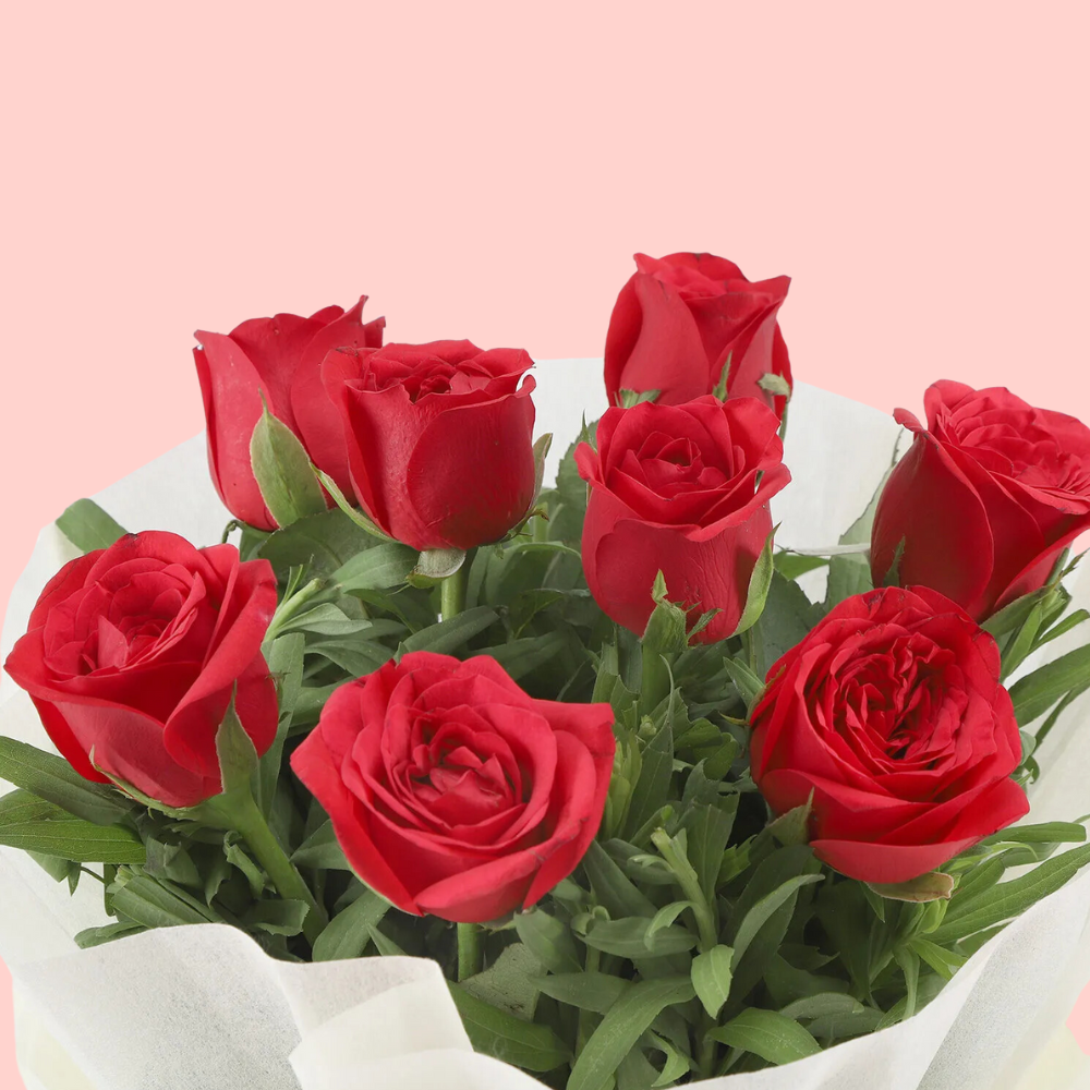 Charming Red Rose Bouquet
