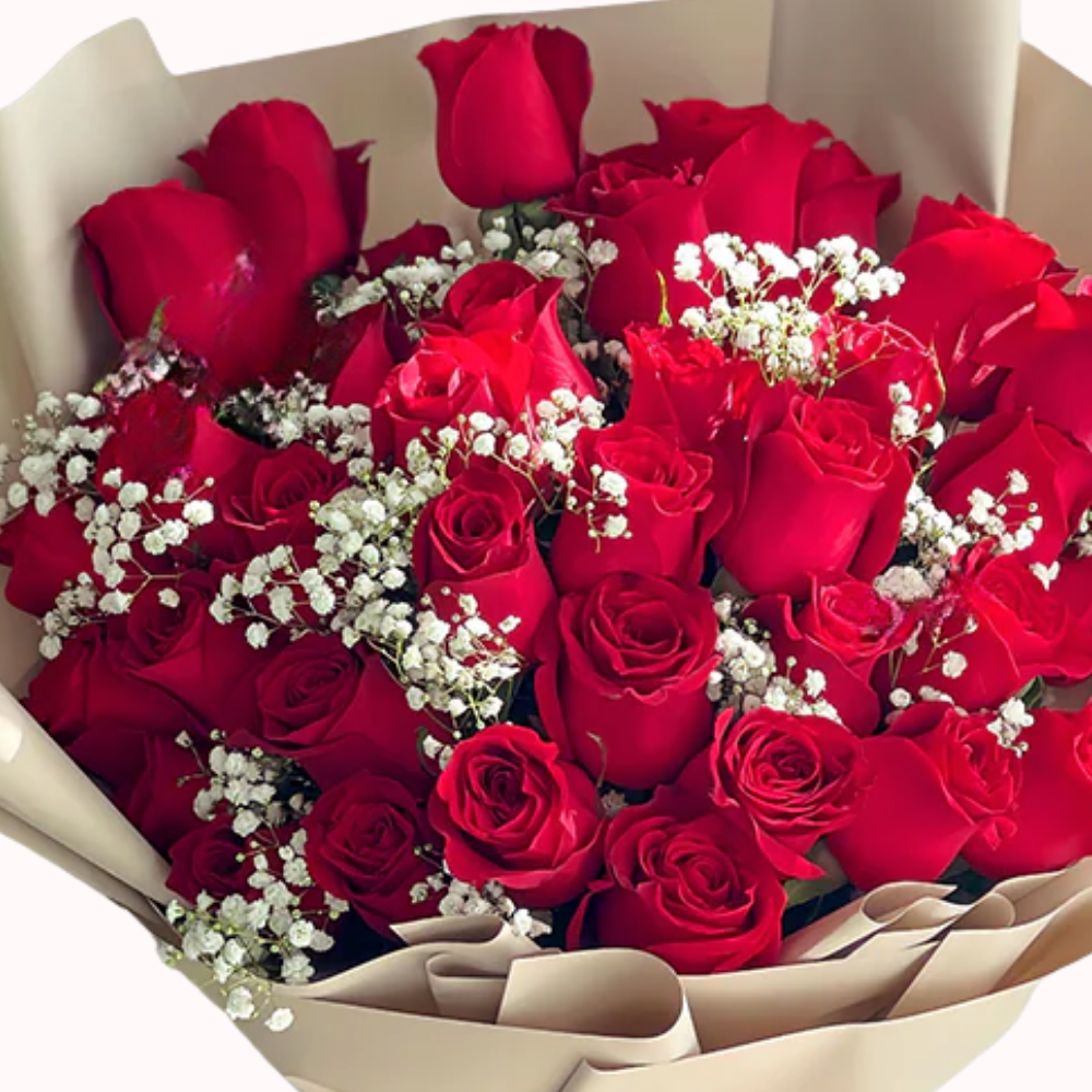 Heartfelt Red Rose Bouquet