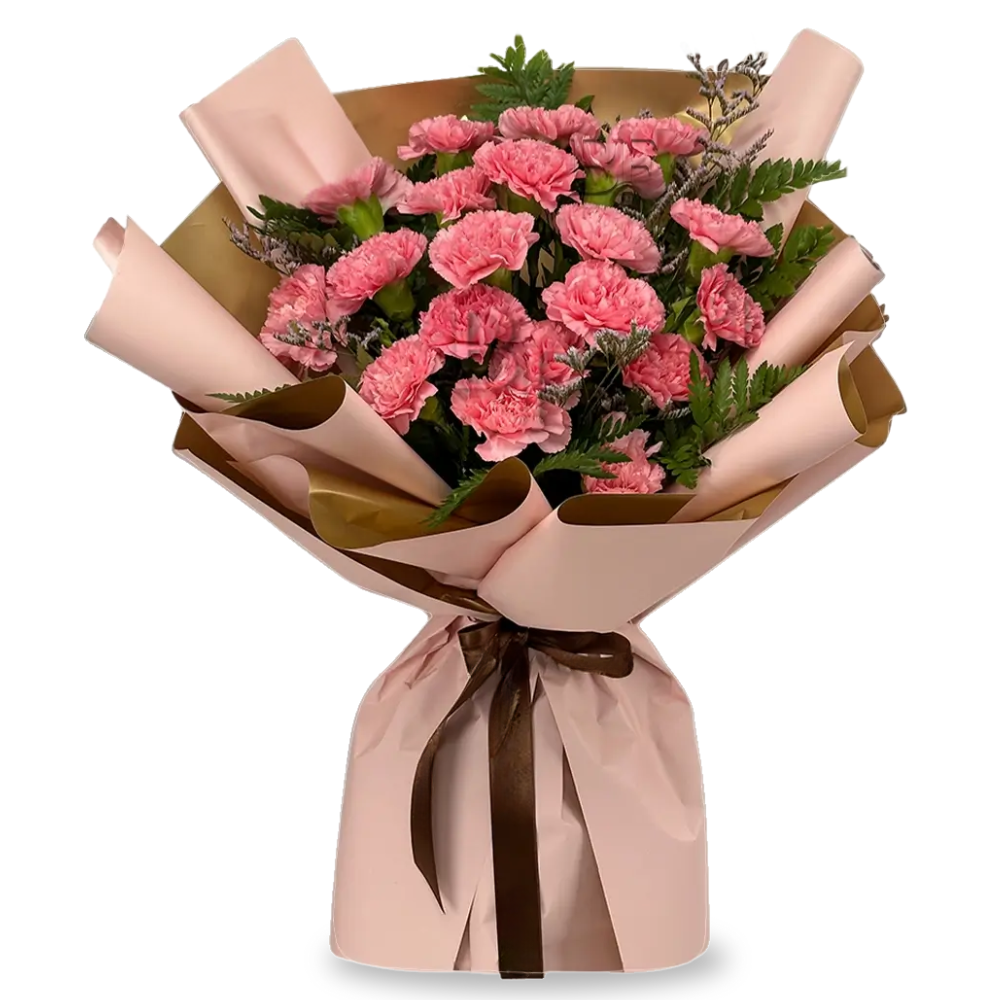 Pink Carnations Bouquet
