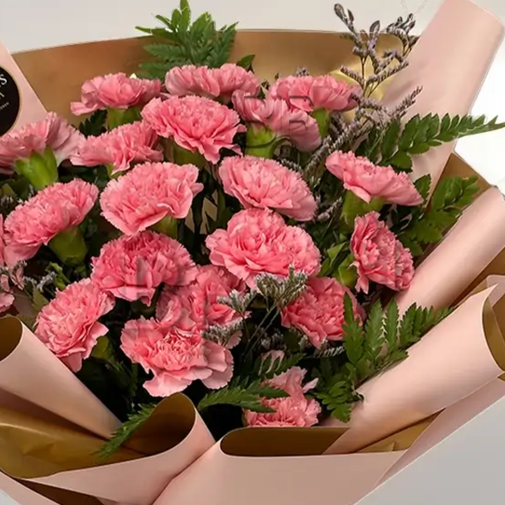 Pink Carnations Bouquet