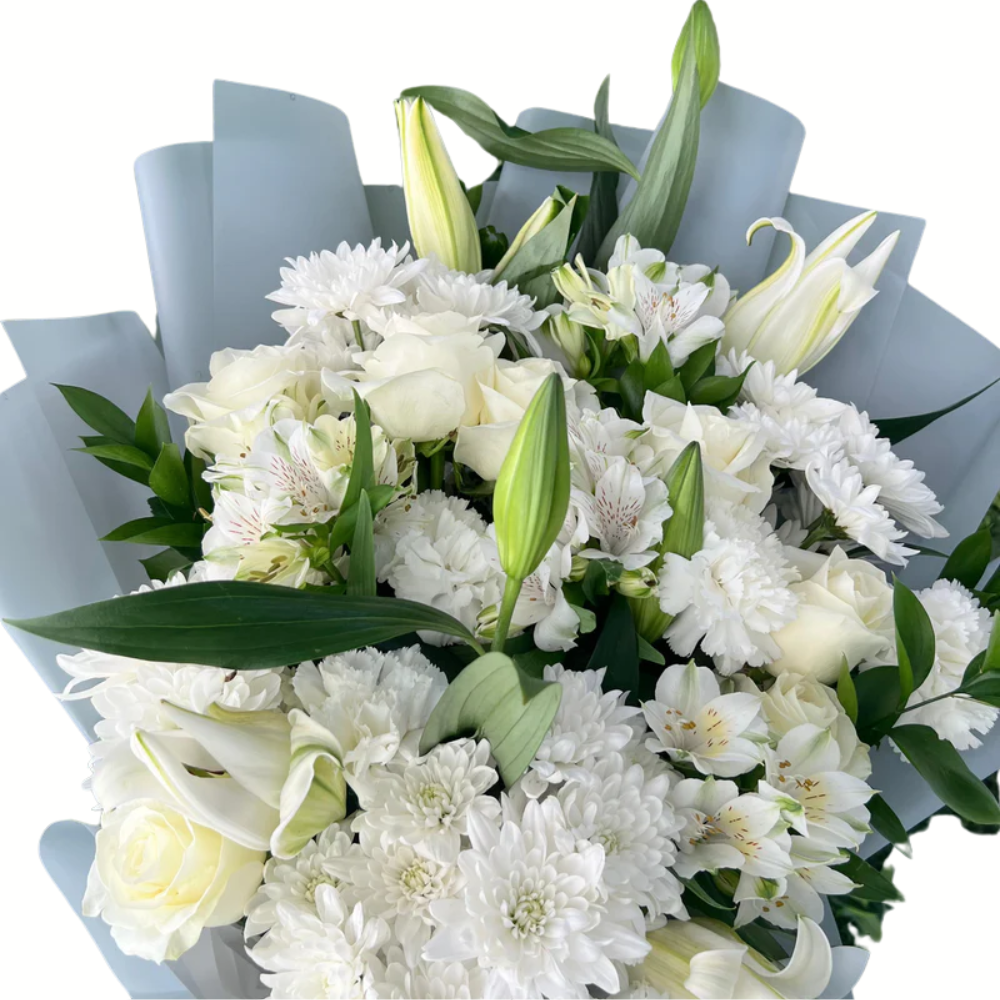 Serenity White Flowers Arrangement