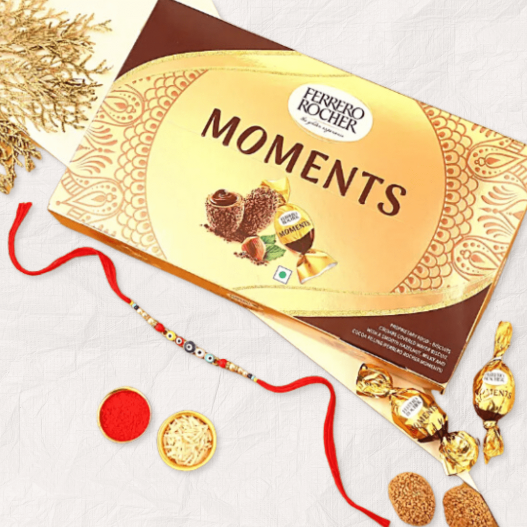 Ferrero Rocher Moments with Evil Eye Rakhi