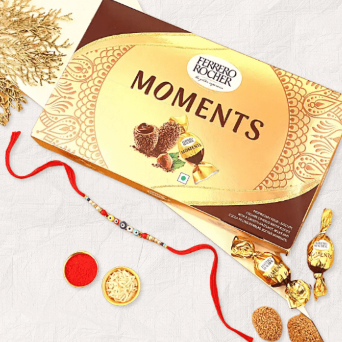Ferrero Rocher Moments with Evil Eye Rakhi