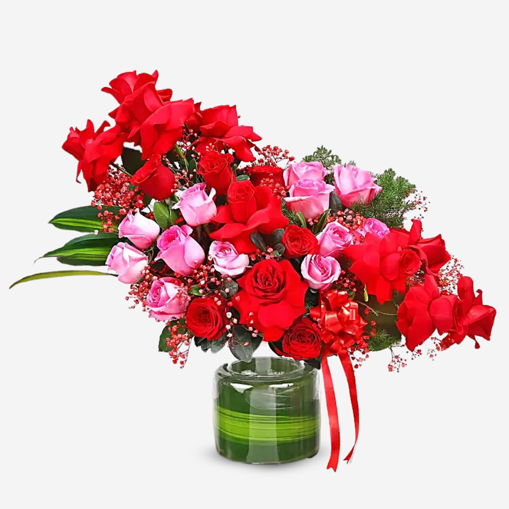 Romance Story Rose Vase
