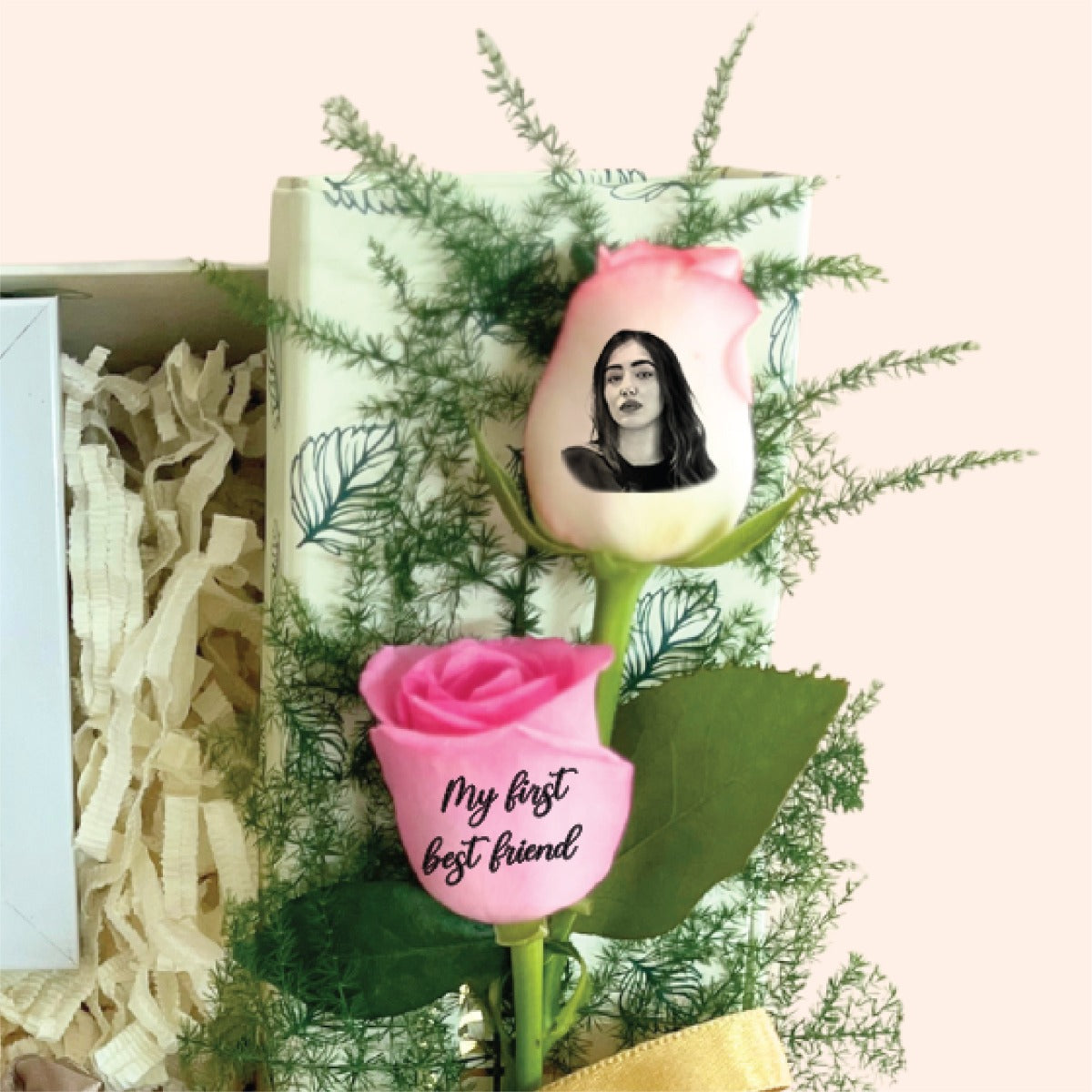 Sister Keepsake Gift Box with Frame, Magnet & Custom Roses