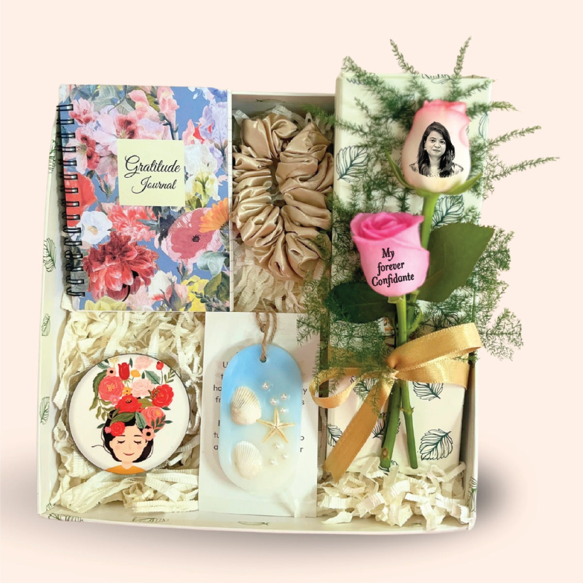 Sister Gift Box with Photo Rose, Journal & Fragrance Bar