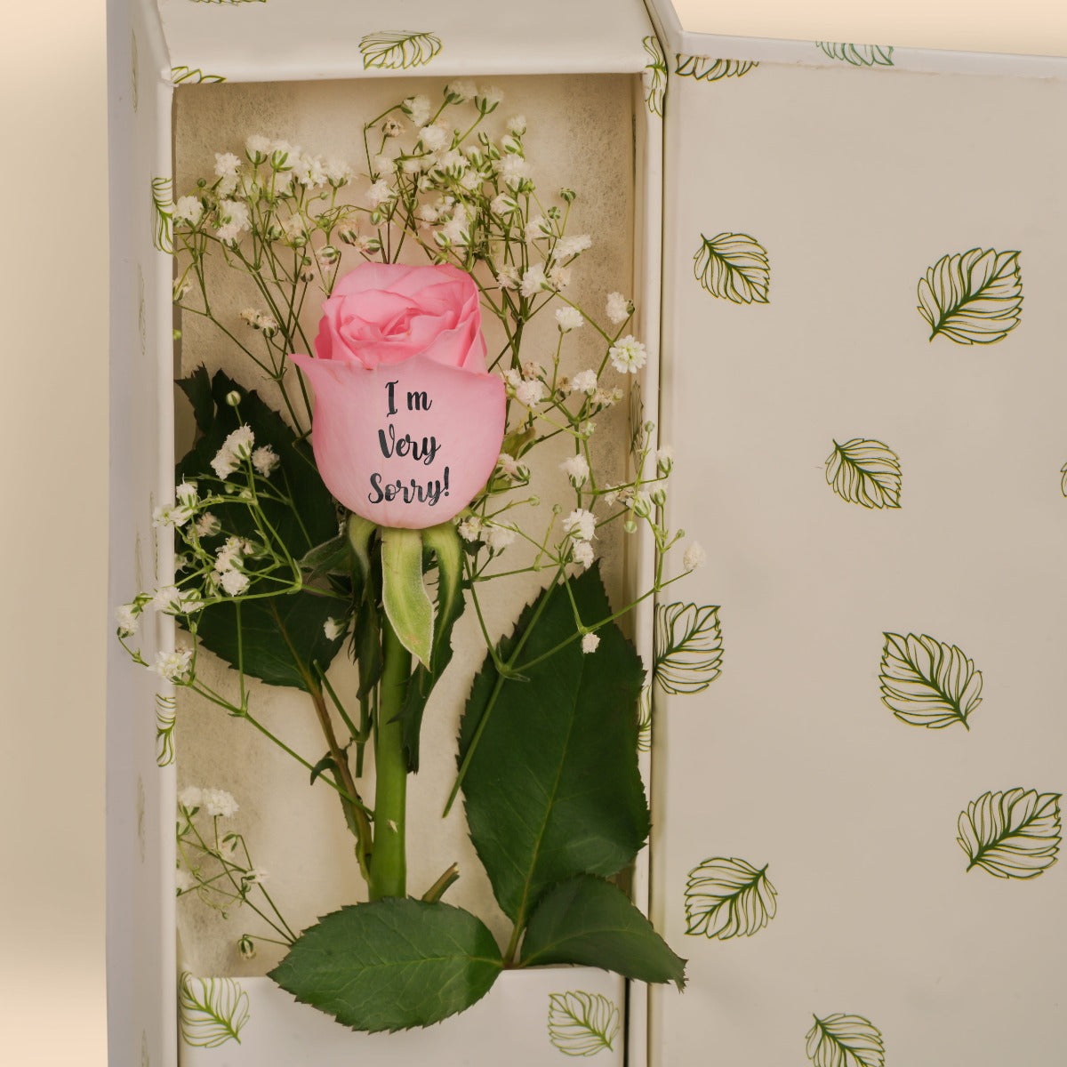 Pink perfect message Rose