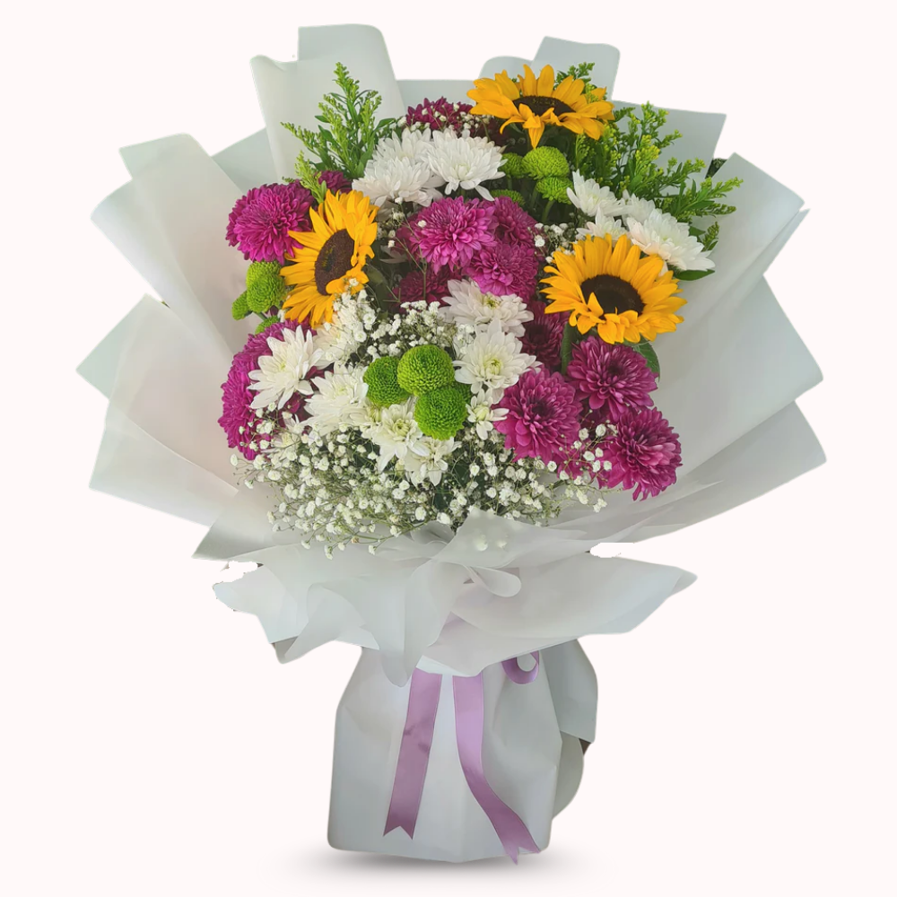 Pure Happiness Flower Bouquet