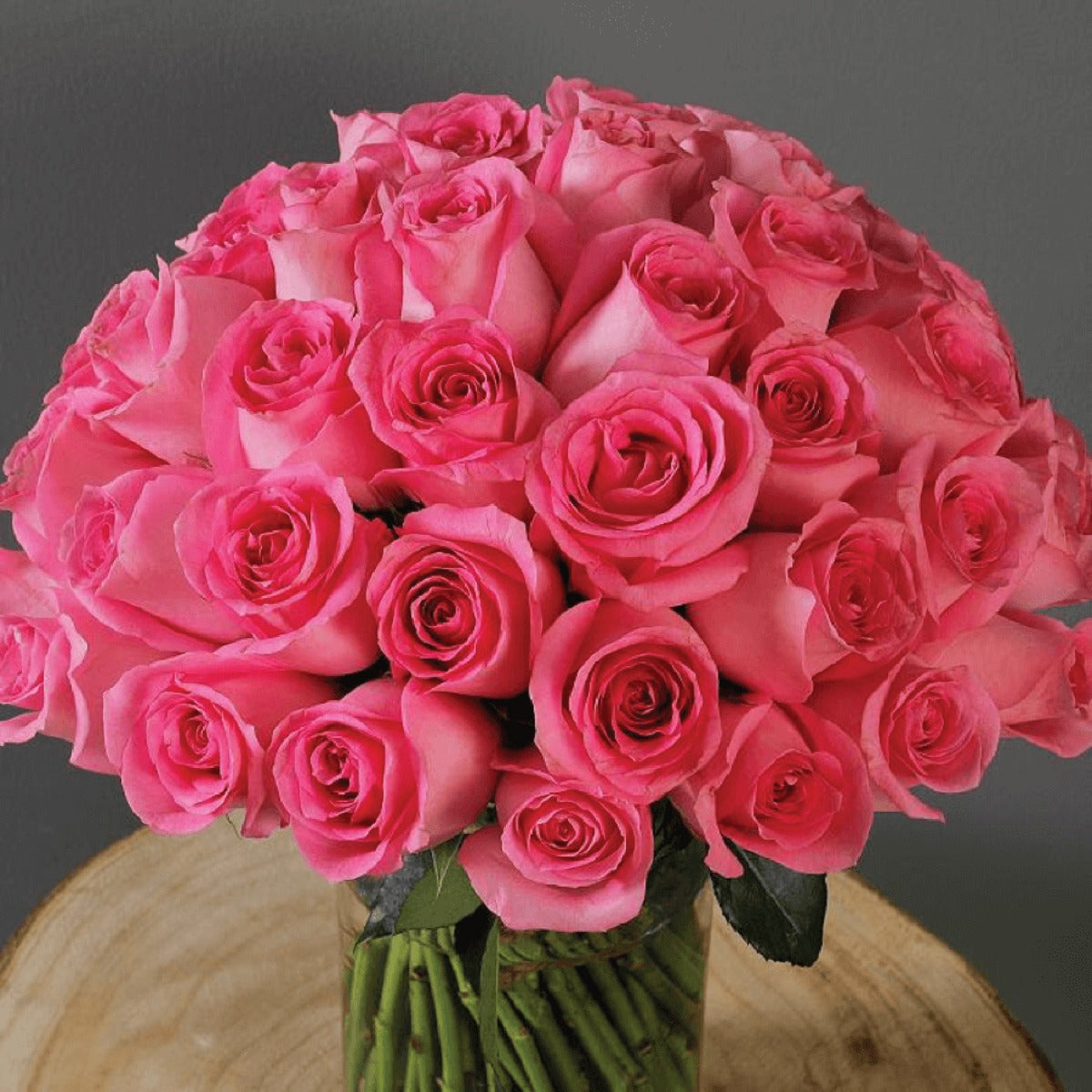 Premium Pink Roses Bouquet