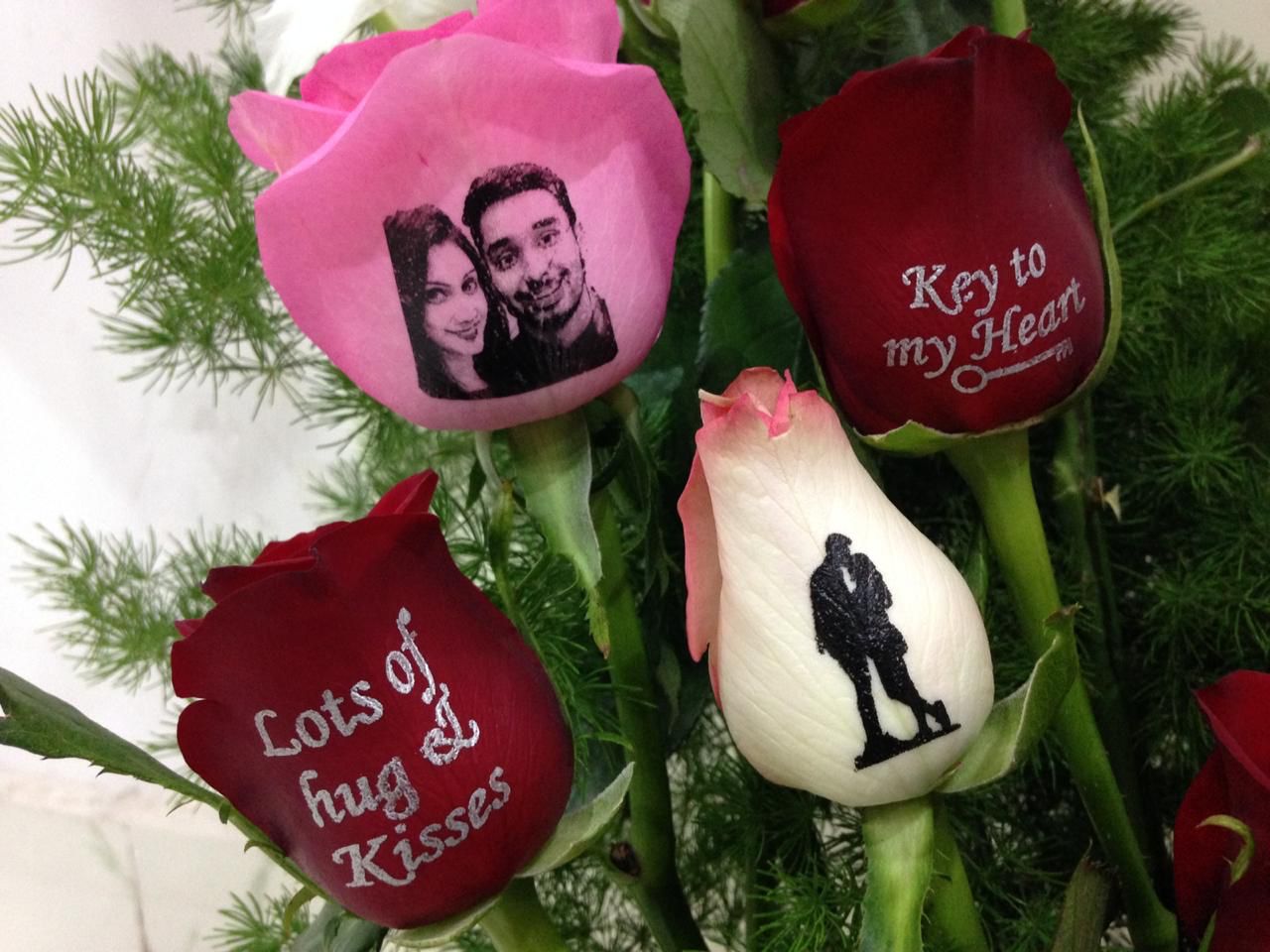 Personalised Roses Are the Perfect Valentine's Day Gift